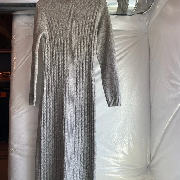 Tahari | Dresses | Tahari Maxi Light Grey Knit Dress | Poshmark Tahari | Dresses | Tahari Maxi Light Grey Knit Dress | Poshmark